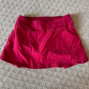 Red Athletic Skort